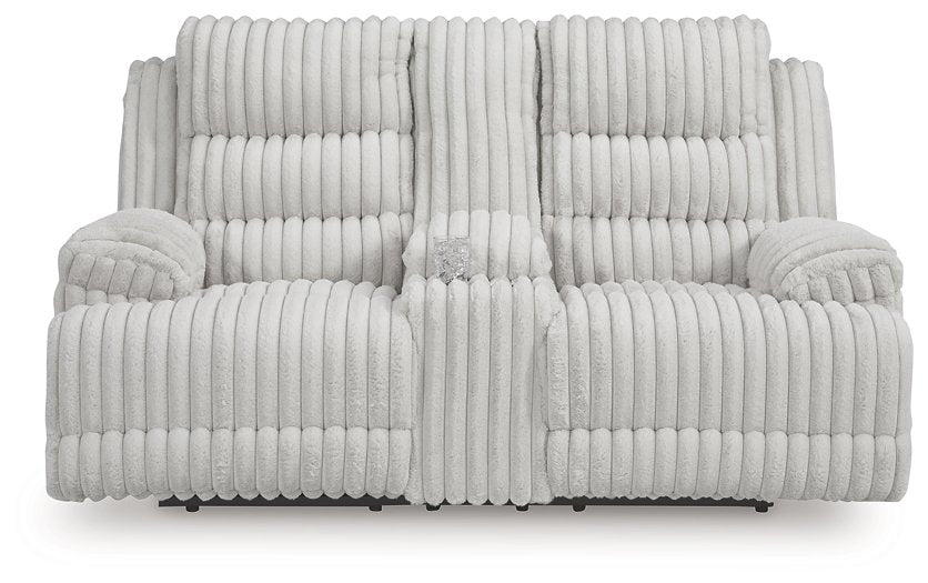 Five Star Furniture - Rhines Falls Power Reclining Loveseat with Console - Five Star Furniture & Mattress (GA)