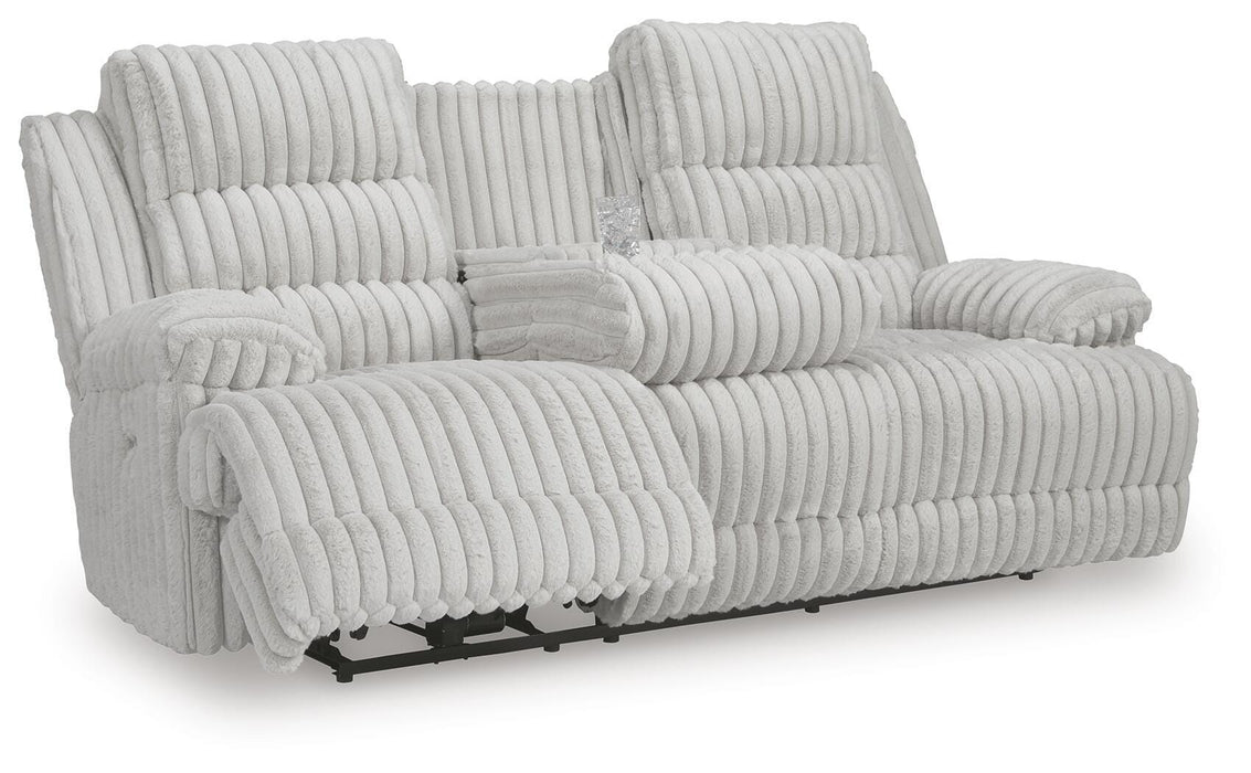 Five Star Furniture - Rhines Falls Power Reclining Sofa with Drop Down Table