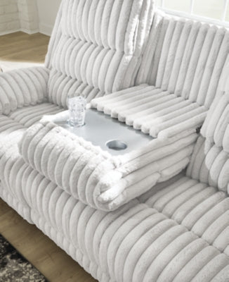 Five Star Furniture - Rhines Falls Power Reclining Sofa with Drop Down Table - Five Star Furniture & Mattress (GA)