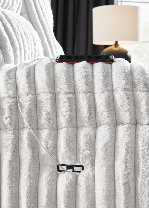 Five Star Furniture - Rhines Falls Power Reclining Loveseat with Console - Five Star Furniture & Mattress (GA)