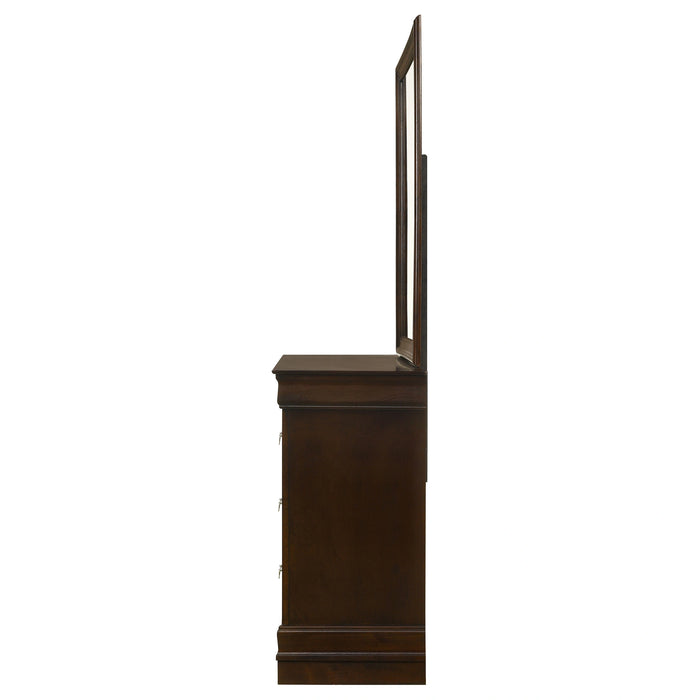 Five Star Furniture - Louis Philippe Dresser with Mirror