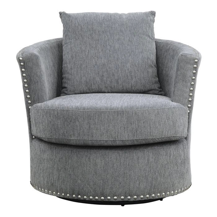 Five Star Furniture - Morelia Swivel Chair in Dark Gray 9468DG-1