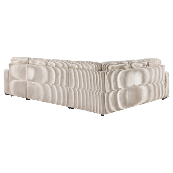 Five Star Furniture - Devonshire Pull-Out Sleeper Sectional Sofa