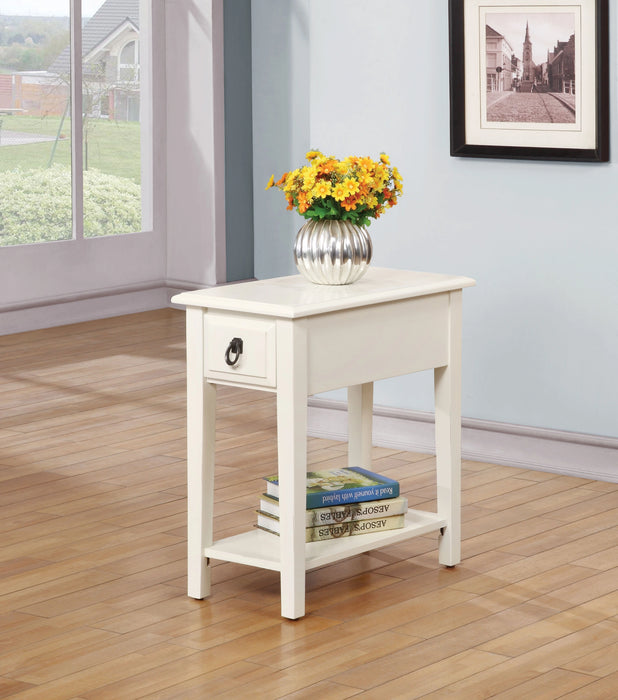 Five Star Furniture - Jeana White Side Table