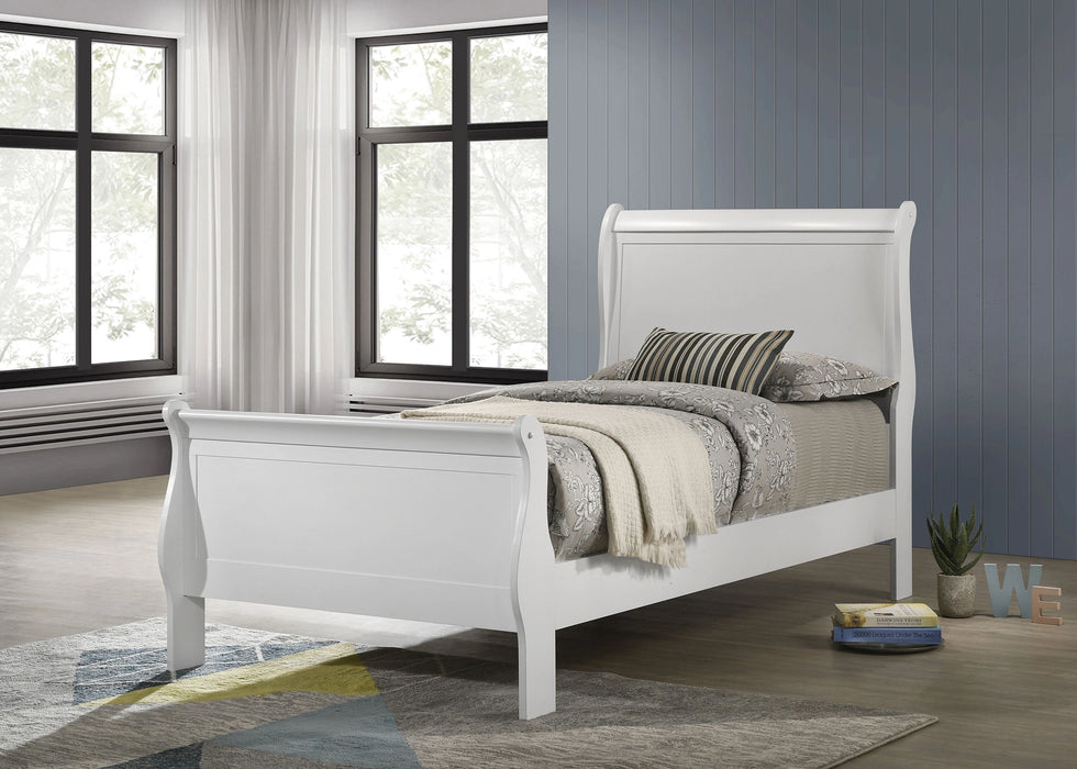 Five Star Furniture - Louis Philippe Sleigh Panel Bed