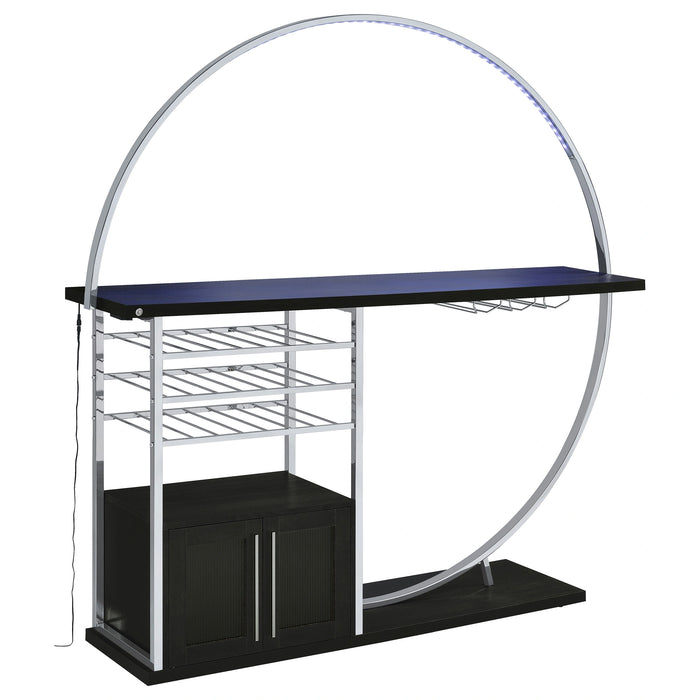 Five Star Furniture - Risley Wine Cabinet with LED Lighting