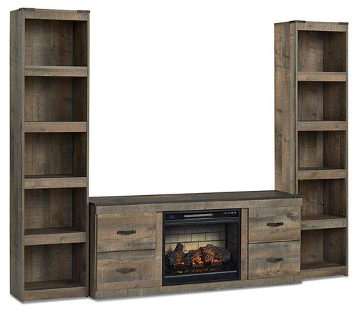 Five Star Furniture - Trinell 3-Piece Entertainment Center with Electric Fireplace image