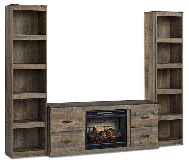 Five Star Furniture - Trinell 3-Piece Entertainment Center with Electric Fireplace image