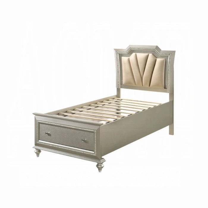 Five Star Furniture - Kaitlyn Full Bed With Led and Storage