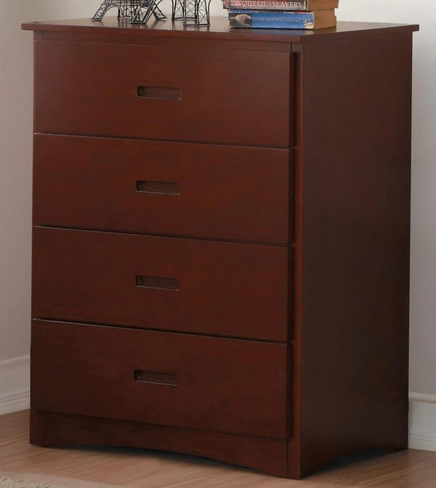 Five Star Furniture - Rowe 4 Drawer Chest in Dark Cherry B2013DC-9