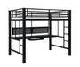 Five Star Furniture - Avalon Full Workstation Loft Bed Black image