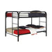 Five Star Furniture - Morgan Full Over Full Bunk Bed Black image