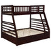 Five Star Furniture - Ashton Twin Over Full 2-drawer Bunk Bed Cappuccino image