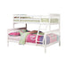 Five Star Furniture - Chapman Twin Over Full Bunk Bed White image