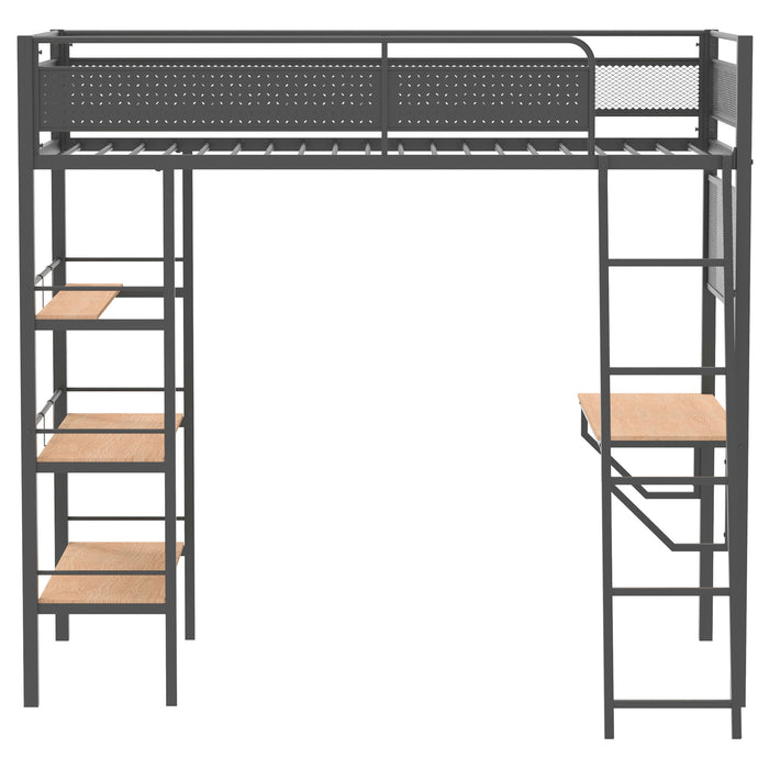 Five Star Furniture - Campus Workstation Loft Bed
