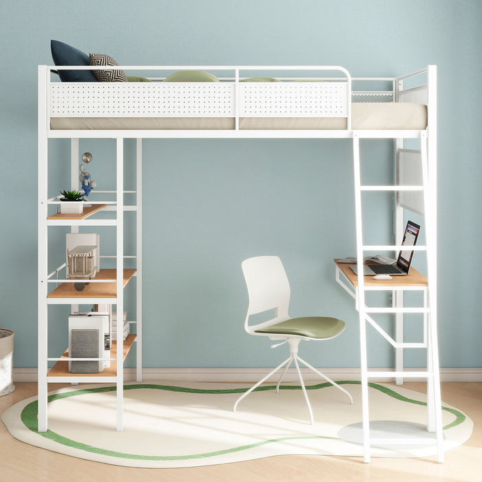 Five Star Furniture - Campus Workstation Loft Bed