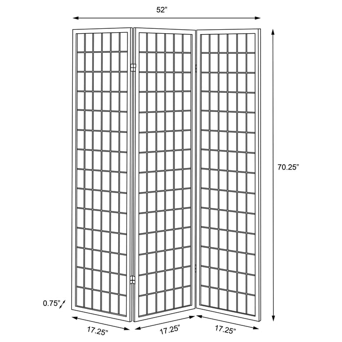 Five Star Furniture - Carrie Three-Panel Room Divider