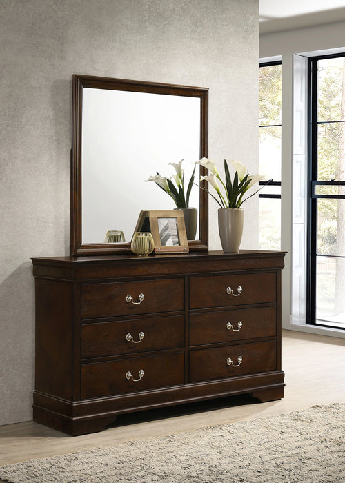 Five Star Furniture - Louis Philippe Dresser with Mirror