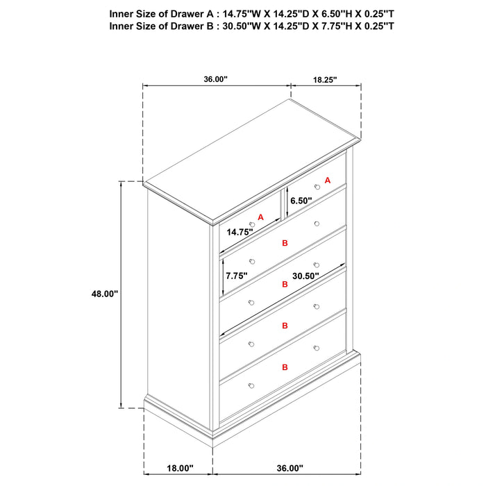 Five Star Furniture - Sumerlin Chest of Drawers