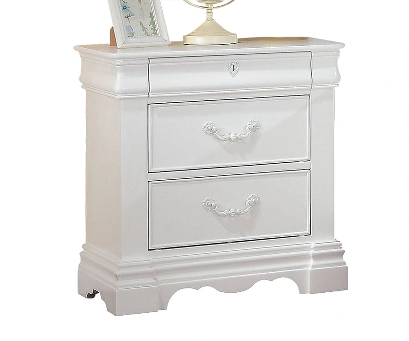Five Star Furniture - ACME Estrella Youth Nightstand in White 30243