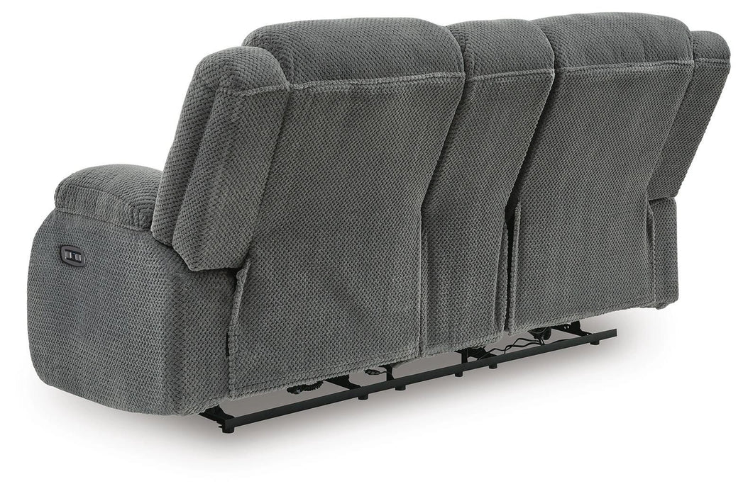 Five Star Furniture - Observation Power Reclining Loveseat with Console