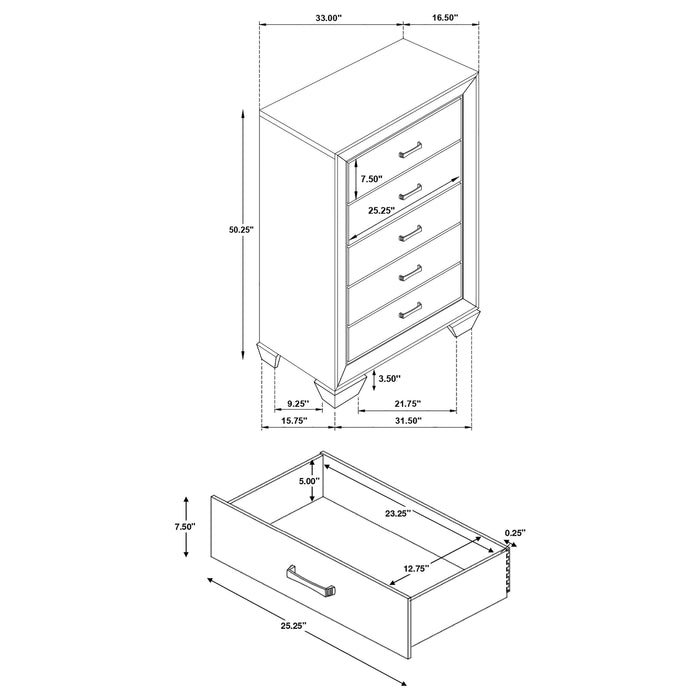 Five Star Furniture - Kauffman Bedroom Set