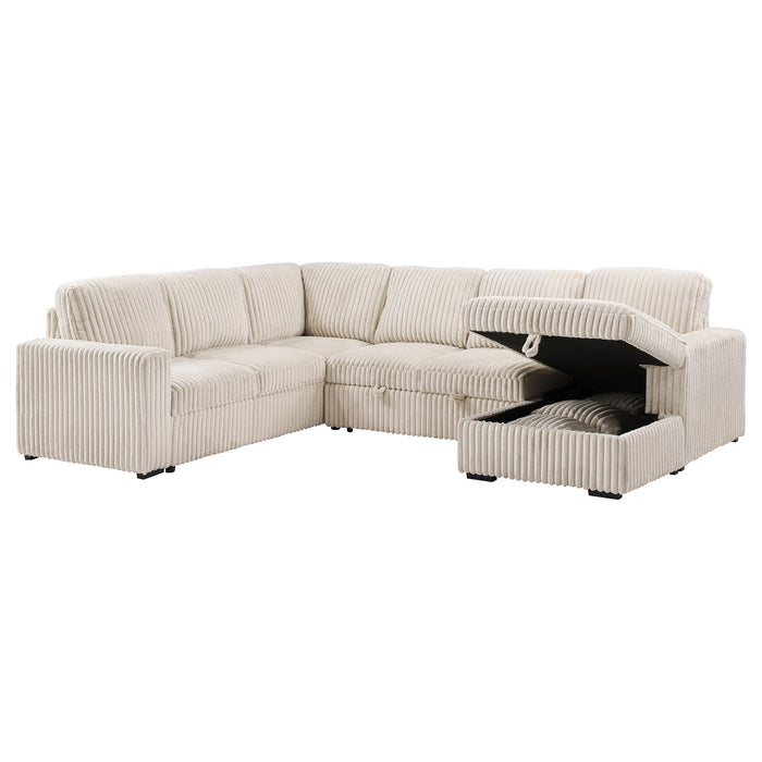 Five Star Furniture - Devonshire Pull-Out Sleeper Sectional Sofa