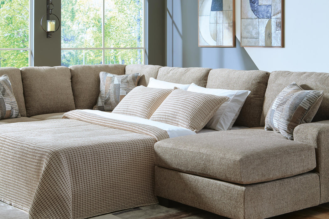 Five Star Furniture - Newellen Sleeper Sectional with Chaise