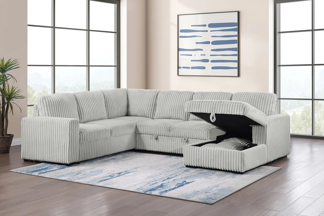 Five Star Furniture - Devonshire Pull-Out Sleeper Sectional Sofa