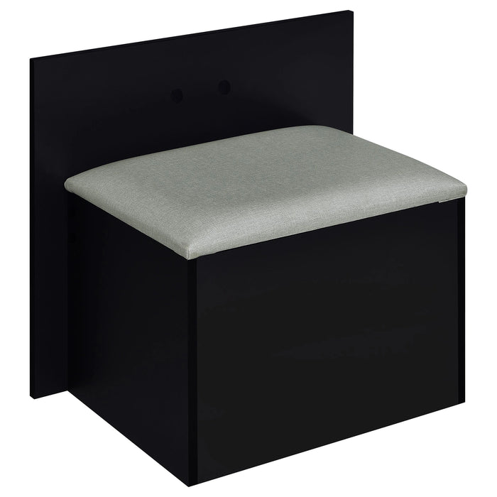 Five Star Furniture - Flora Makeup Vanity Table with LED Mirror and Stool