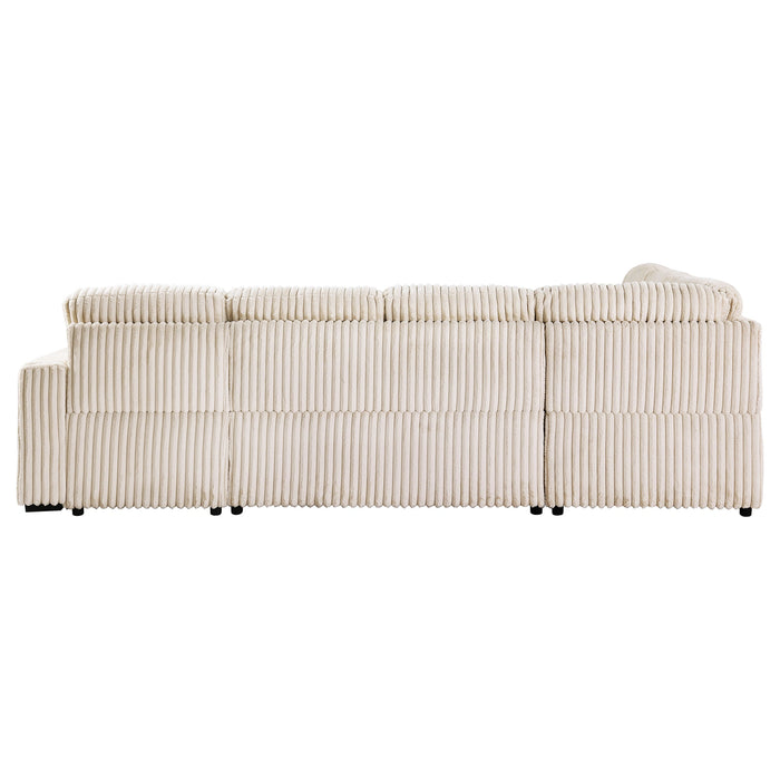 Five Star Furniture - Devonshire Pull-Out Sleeper Sectional Sofa