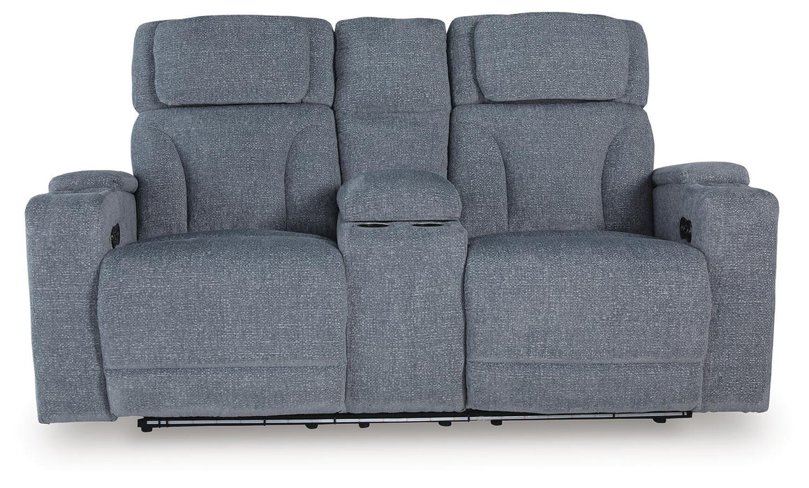 Five Star Furniture - Studio Cave Power Reclining Loveseat with Console
