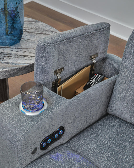 Five Star Furniture - Studio Cave Power Reclining Loveseat with Console