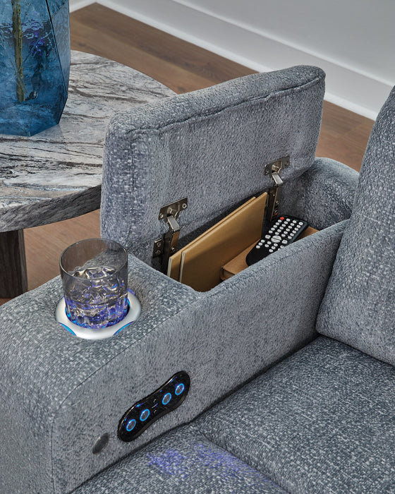 Five Star Furniture - Studio Cave Power Reclining Loveseat with Console