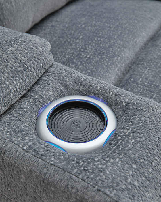 Five Star Furniture - Studio Cave Power Reclining Loveseat with Console