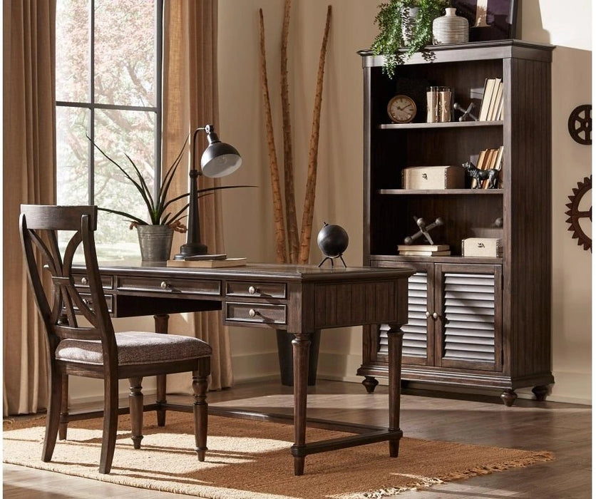 Five Star Furniture - Cardano Writing Desk w/ 3 Working Drawers in Charcoal 1689-16
