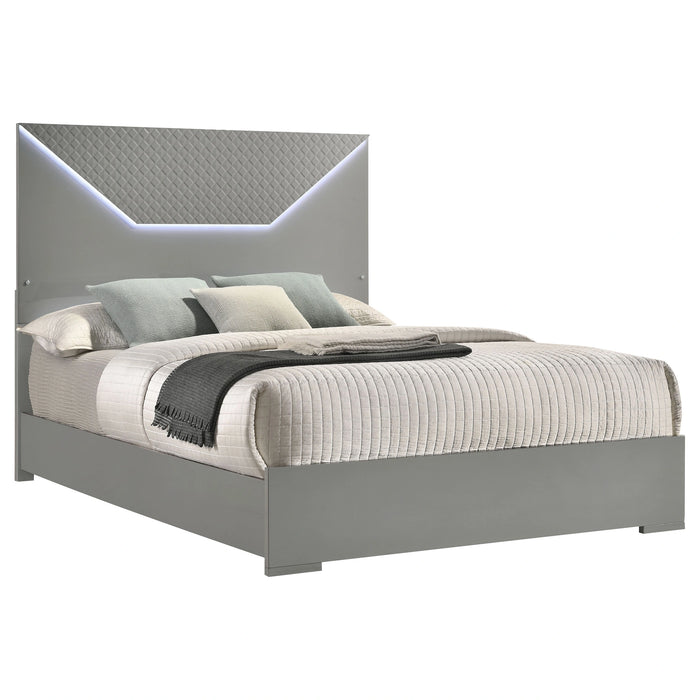 Five Star Furniture - Ives Panel Bed with LED Lighting