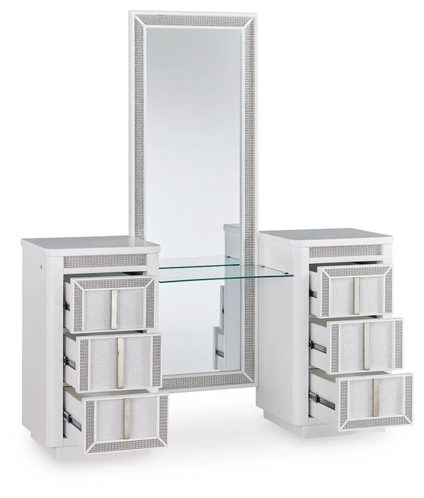 Five Star Furniture - Chalanna Vanity with Mirror