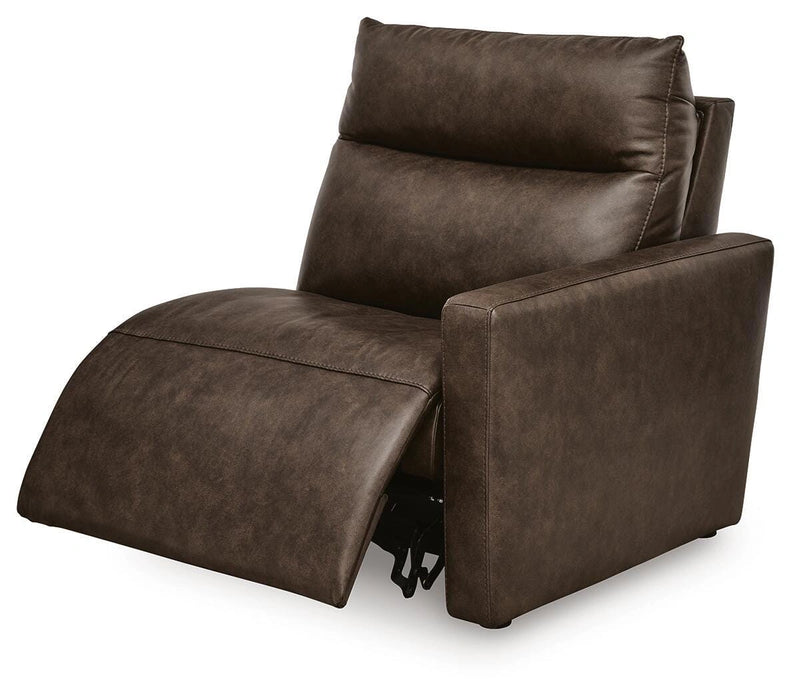 Five Star Furniture - ModZ Power Reclining Sectional Loveseat with Audio Console