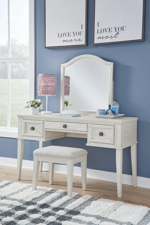 Five Star Furniture - Robbinsdale Mirrored Vanity with Bench image