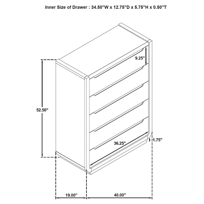 Five Star Furniture - Leandro Chest of Drawers