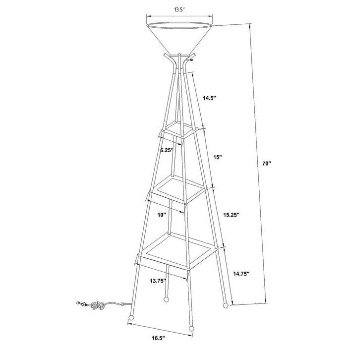 Five Star Furniture - Gianni Floor Lamp