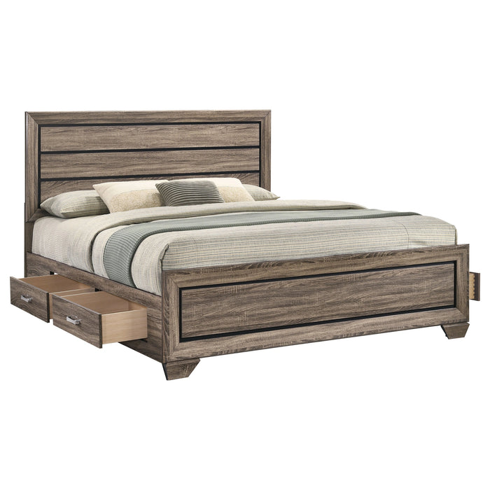 Five Star Furniture - Kauffman Panel Platform Storage Bed