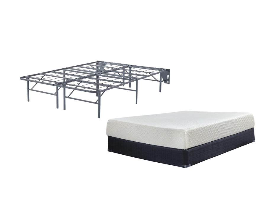 Five Star Furniture - 10 Inch Chime Memory Foam Mattress Set