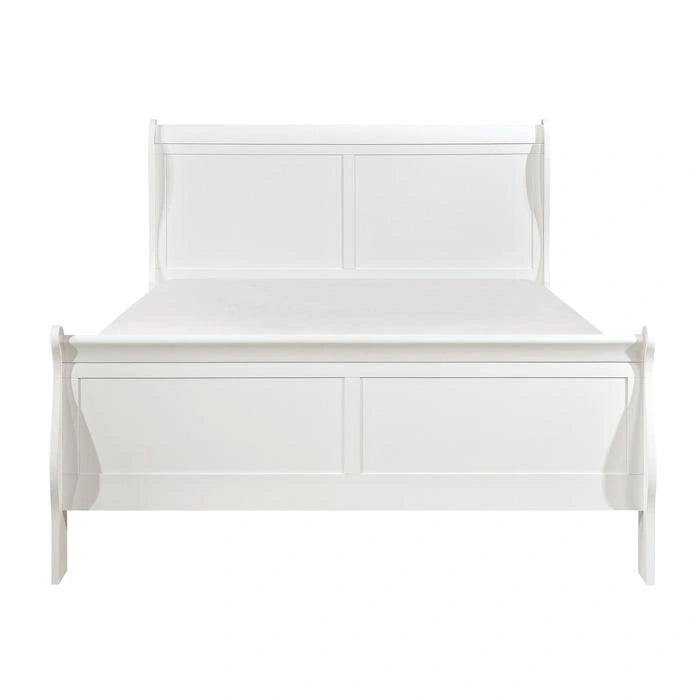 Five Star Furniture - Mayville Queen Sleigh Bed in White 2147W-1