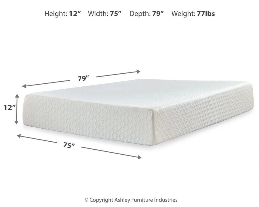 Five Star Furniture - Chime 12 Inch Memory Foam Mattress in a Box