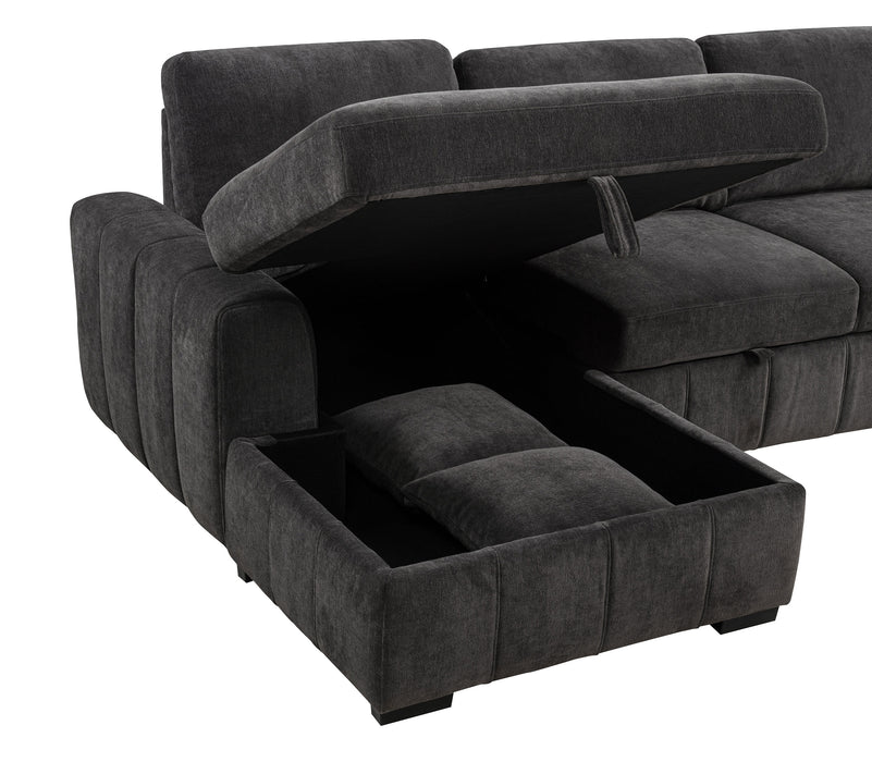 Five Star Furniture - Pastrana Pull-Out Sleeper Sectional Sofa