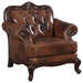 Five Star Furniture - Victoria Rolled Arm Chair Tri-tone and Brown image