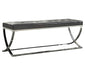 Five Star Furniture - Walton Rectangle Upholstered Tufted Bench Black image