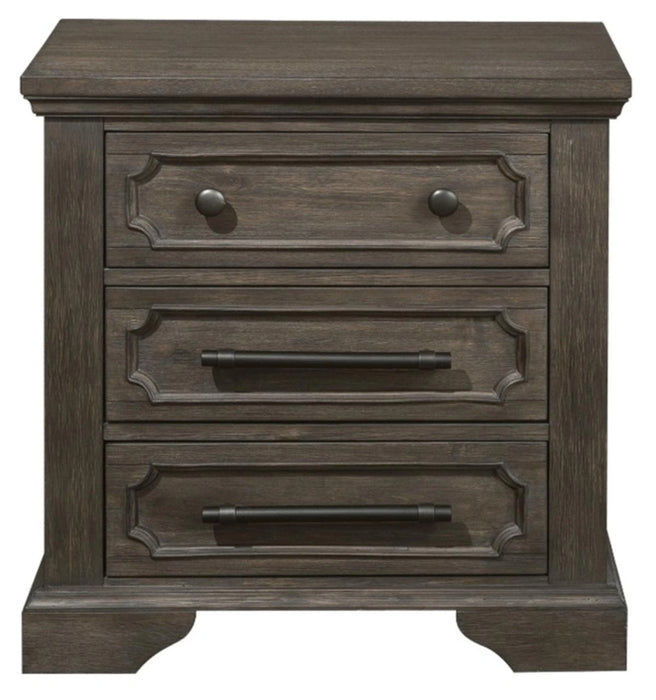Five Star Furniture - Taulon Nightstand in Dark Oak 5438-4